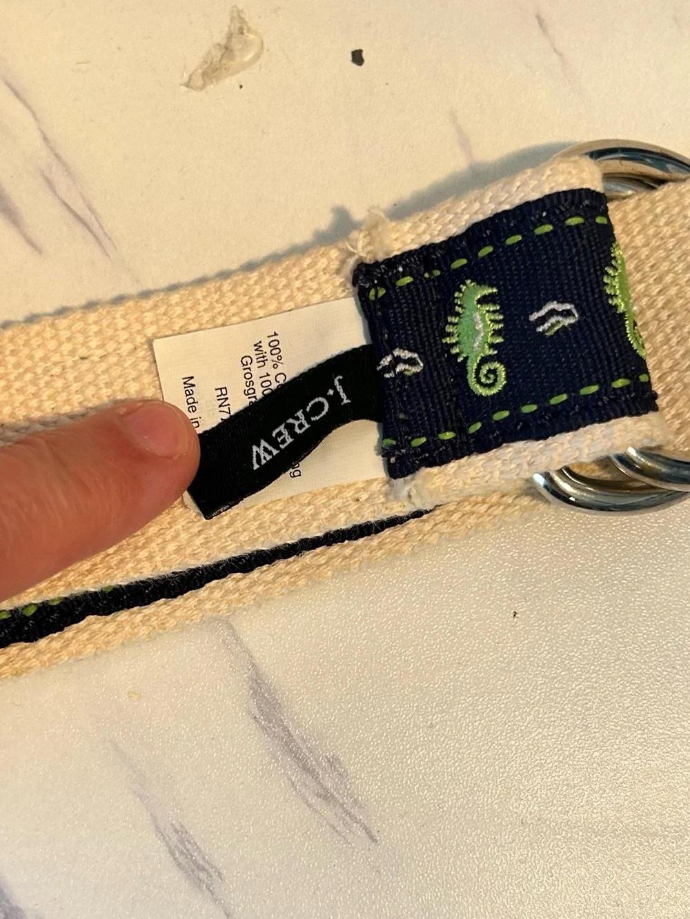 J.Crew sea horse ribbon belt - Picture 5 of 7